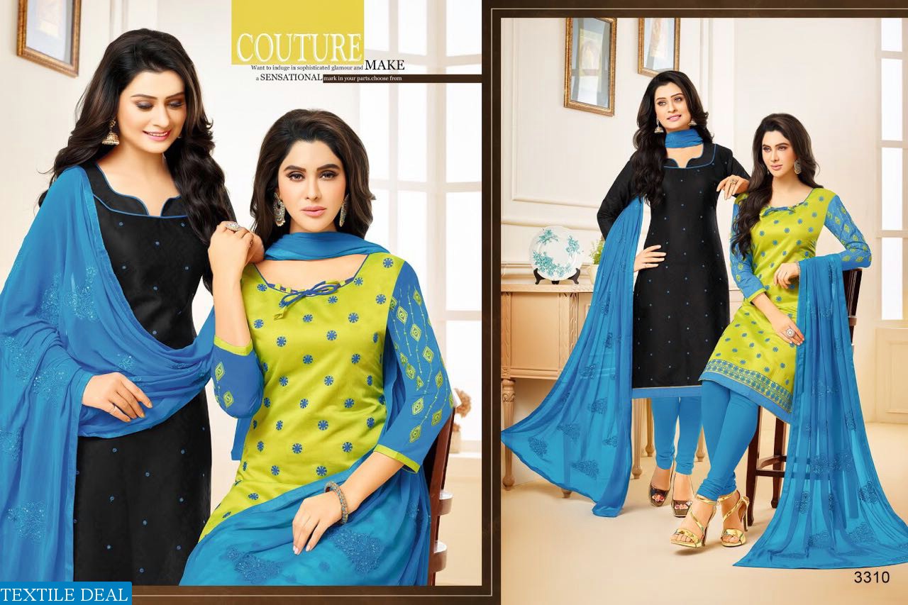 Hum tum vol-5 by RR wholesale 2 top dress material